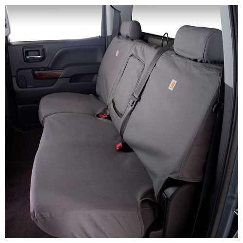 11 21 Dodge Ram Crew Quad Cab Carhartt Rear Seat Cover - Covercraft Carhartt Seat Covers Ram 1500