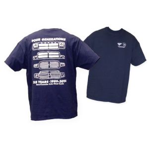 T-SHIRT - FOUR GENERATIONS - NAVY BLUE