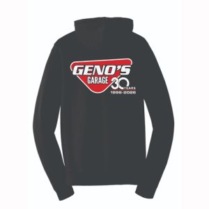 HOODIE - GENO'S GARAGE 30TH ANNIVERSARY - LIMITED EDITION