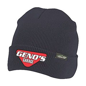 BEANIE HAT - GENO'S LOGO - GREY