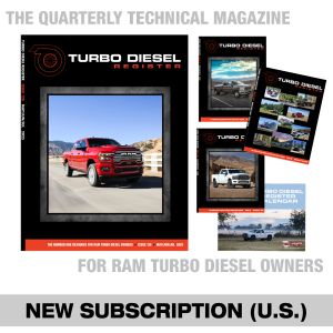Turbo Diesel Register - New Subscription (U.S. Addresses)