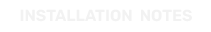Installation Instructions