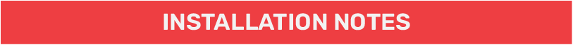 Installation Instructions